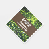 ファミリーキャンピングトリップグリーンサマー懇親会バケーション スタンダードランチョンナプキン (角)