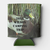 ファミリーキャンピングマラードダックフォト自然 缶クーラー (正面)