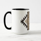 ファミリーキャ素朴ビン南西部のサボサボサボテン大 マグカップ (左)