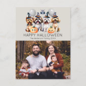 ファミリーキュートハッピーハローウィン シーズンポストカード (正面)