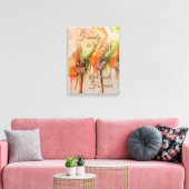 ファミリーギフト12インチx 16インチ キャンバスプリント (インサイチュ (リビング))