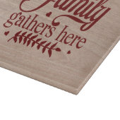 ファミリーギャザーここにカッティングボード カッティングボード (角)