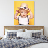 ファミリーギャラリーフルフォトポートレート キャンバスプリント (インサイチュ (寝室))