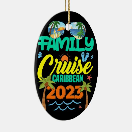 ファミリークカリブのルーズ2023夏休み セラミックオーナメント (右)