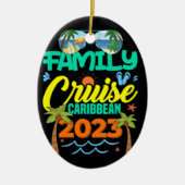 ファミリークカリブのルーズ2023夏休み セラミックオーナメント (正面)