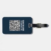 ファミリークパーソナライズされたルーズグループバケーション ラゲッジタグ (裏面横)