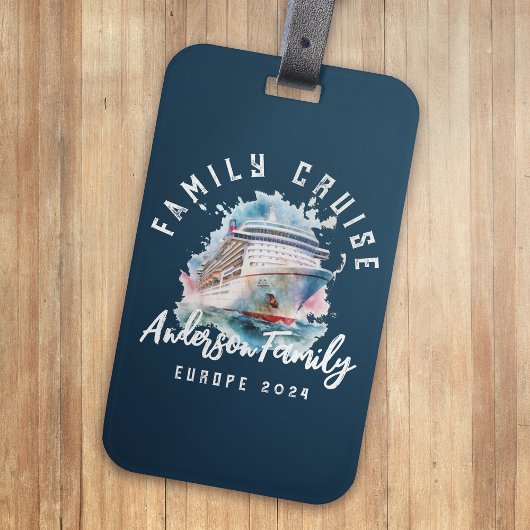 ファミリークパーソナライズされたルーズグループバケーション ラゲッジタグ