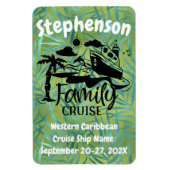 ファミリークパーソナライズされたルーズドアデコール マグネット (縦)