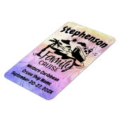 ファミリークパーソナライズされたルーズドアデコール マグネット (左側)