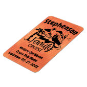 ファミリークパーソナライズされたルーズドアデコール マグネット (左側)