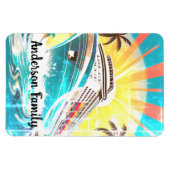 ファミリークパーソナライズされたルーズマグネット マグネット (横)