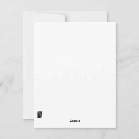 ファミリークリスマスオーナメントホリデーカード シーズンカード (裏面)