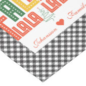 ファミリークリスマスカロールズコーラス ミディアムテーブルランナー (コーナー)