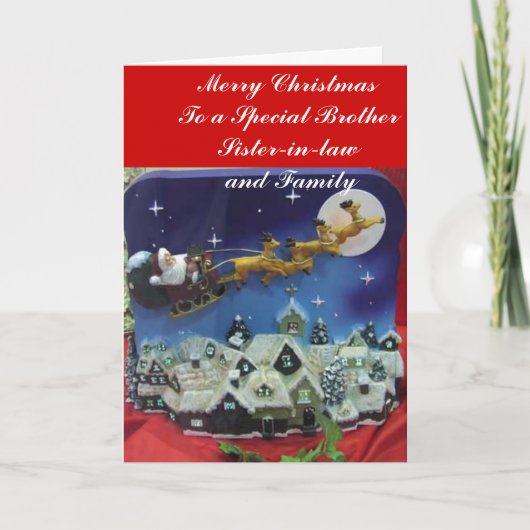 ファミリークリスマスカード シーズンカード (正面)