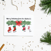 ファミリークリスマスカード – ベビーのお知らせ シーズンカード