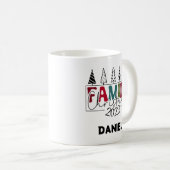 ファミリークリスマスキープサケホリデー コーヒーマグカップ (正面右)