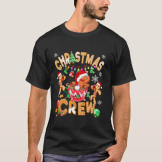 ファミリークリスマスクおもしろいルークジンジャーブレッドXma Tシャツ