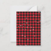 ファミリークリスマスクラシックパーティーレッドカーとツリー ノートカード (裏面)