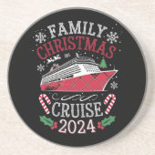 ファミリークリスマスクルーズスクワッド2024マッチング衣装 コースター (正面)