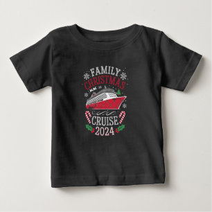 ファミリークリスマスクルーズスクワッド2024マッチング衣装 ベビーTシャツ