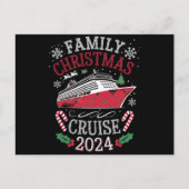 ファミリークリスマスクルーズスクワッド2024マッチング衣装 ポストカード (正面)