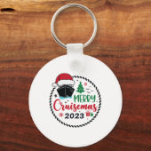 ファミリークリスマスクルーズ2023クルーゼメリーマスクリスマス キーホルダー (正面)
