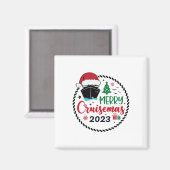 ファミリークリスマスクルーズ2023クルーゼメリーマスクリスマス マグネット (正面/裏面)