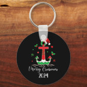 ファミリークリスマスクルーズ2024クルーゼメリーマスクリスマス キーホルダー (正面)