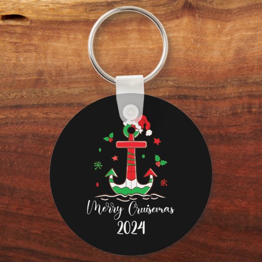 ファミリークリスマスクルーズ2024クルーゼメリーマスクリスマス キーホルダー (正面)
