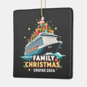 ファミリークリスマスクルーズ2024マッチング衣装 セラミックオーナメント (左)