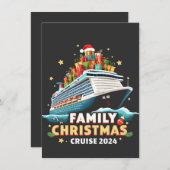 ファミリークリスマスクルーズ2024マッチング衣装 招待状 (正面/裏面)