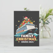 ファミリークリスマスクルーズ2024マッチング衣装 招待状 (スタンド正面)