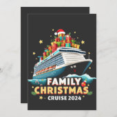 ファミリークリスマスクルーズ2024マッチング衣装 招待状 (正面/裏面)