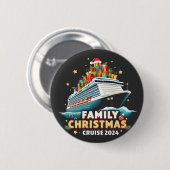 ファミリークリスマスクルーズ2024マッチング衣装 缶バッジ (正面&裏面)