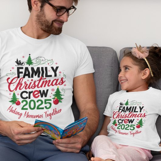 ファミリークリスマスクルーマッチンググループ Tシャツ