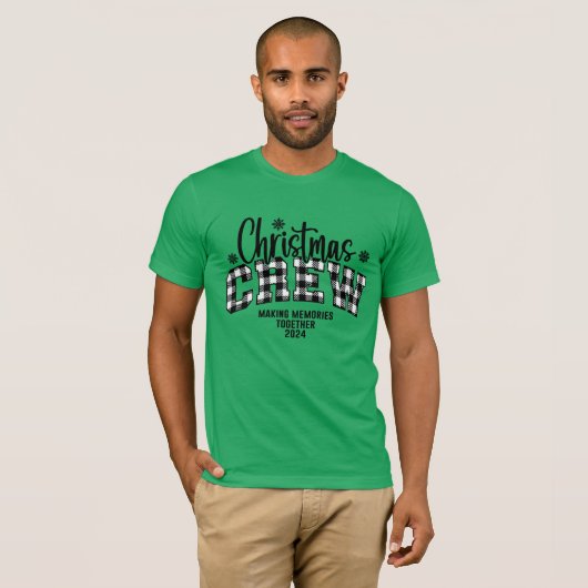 ファミリークリスマスクルー2024 Tシャツ (正面フル)