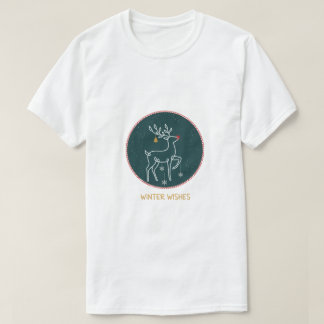 ファミリークリスマスシャツ: ウィンターウィッシュ Tシャツ