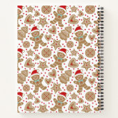 ファミリークリスマスジンジャーブレッドマンレシピクックブック ノートブック (裏面)