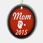 ファミリークリスマスツリーオーナメントテンプレート セラミックオーナメント (左)