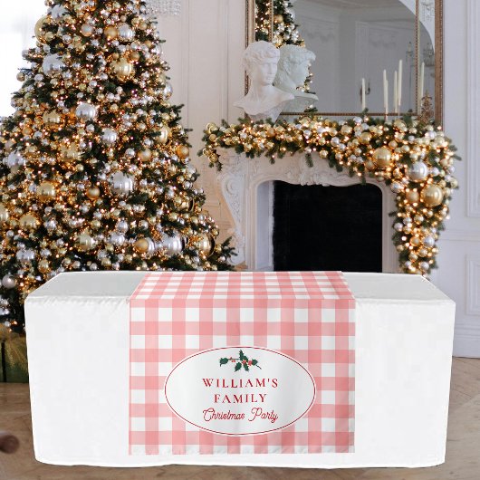ファミリークリスマスディナーパーティービュッフェテーブルランナー タペストリー