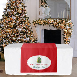 ファミリークリスマスディナーパーティービュッフェテーブルランナー タペストリー