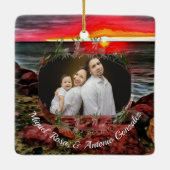 ファミリークリスマスバンドレーズサンセット914 セラミックオーナメント (裏面)