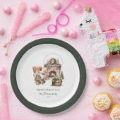 ファミリークリスマスパーソナライズされたパーティー ペーパープレート (パーティー)