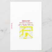 ファミリークリスマスパーティーゲーム印刷 (裏面)