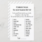 ファミリークリスマスパーティーゲーム印刷 (正面/裏面)