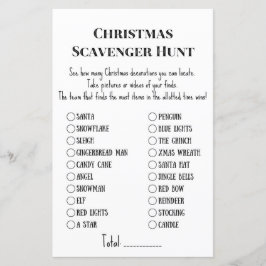 ファミリークリスマスパーティーゲーム印刷