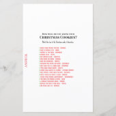 ファミリークリスマスパーティーゲーム印刷 (裏面)