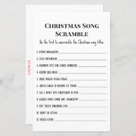 ファミリークリスマスパーティーゲーム印刷