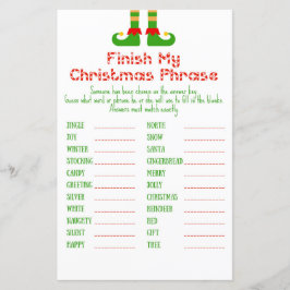 ファミリークリスマスパーティーゲーム印刷