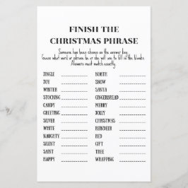 ファミリークリスマスパーティーゲーム印刷